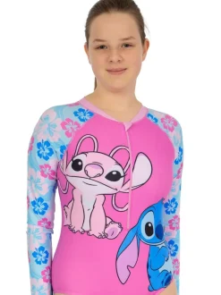 Character Pink Disney Lilo And Stitch & Angel Swimsuit Best