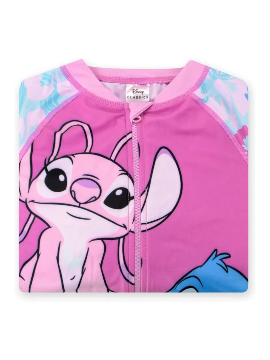 Character Pink Disney Lilo And Stitch & Angel Swimsuit Best