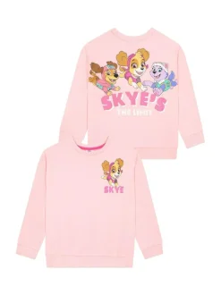 Character Pink PAW Patrol Skye Glitter 100% Cotton Sweatshirt Clearance