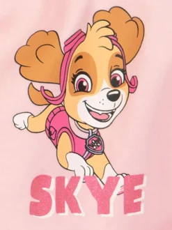 Character Pink PAW Patrol Skye Glitter 100% Cotton Sweatshirt Clearance