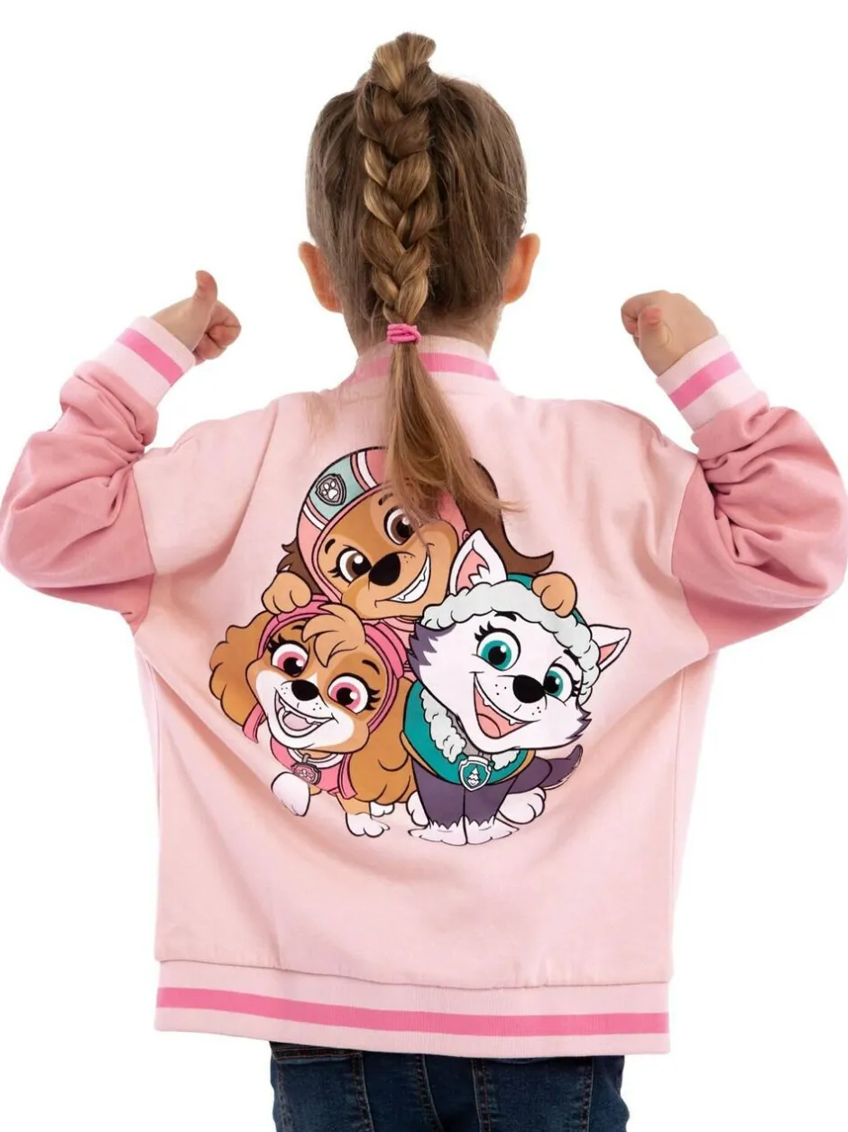 Character Pink PAW Patrol Liberty And Skye Varsity Jacket Sale