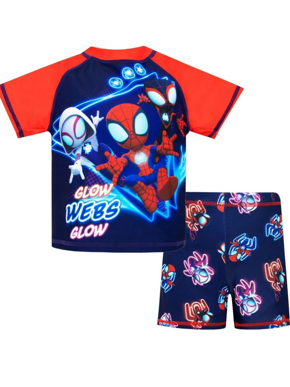 Character Red Spiderman Top and Swim Set Outlet