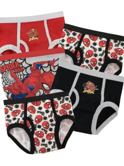 Character Silver Spiderman 100% Cotton Briefs Packs of 5 Sale