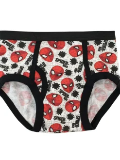 Character Silver Spiderman 100% Cotton Briefs Packs of 5 Sale