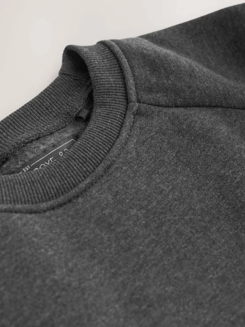 Next Charcoal Crew Neck School Sweater (3-17yrs) Clearance