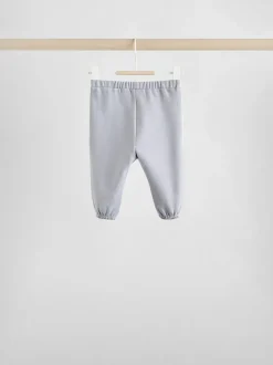 Next Charcoal Grey & Cream Baby Sweatshirt & Joggers 6 Piece Set (0mths-2yrs) Charcoal Grey & Cream Clearance