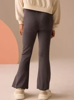 Next Charcoal Grey 1 Pack Rib Flare Leggings (3-16yrs) Discount