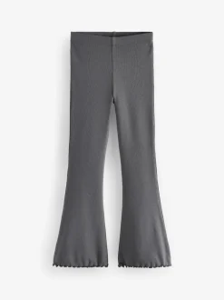 Next Charcoal Grey 1 Pack Rib Flare Leggings (3-16yrs) Discount