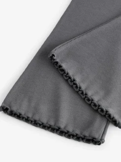 Next Charcoal Grey 1 Pack Rib Flare Leggings (3-16yrs) Discount