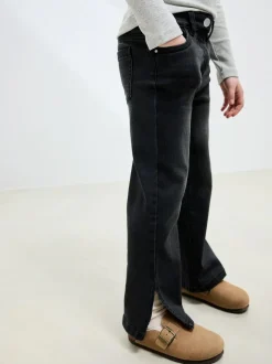 Next Flare Jeans (3-16yrs) Charcoal Grey Sale