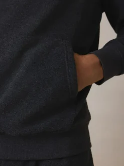 Next Charcoal Grey Hooded Towelling Pyjamas Set Clearance