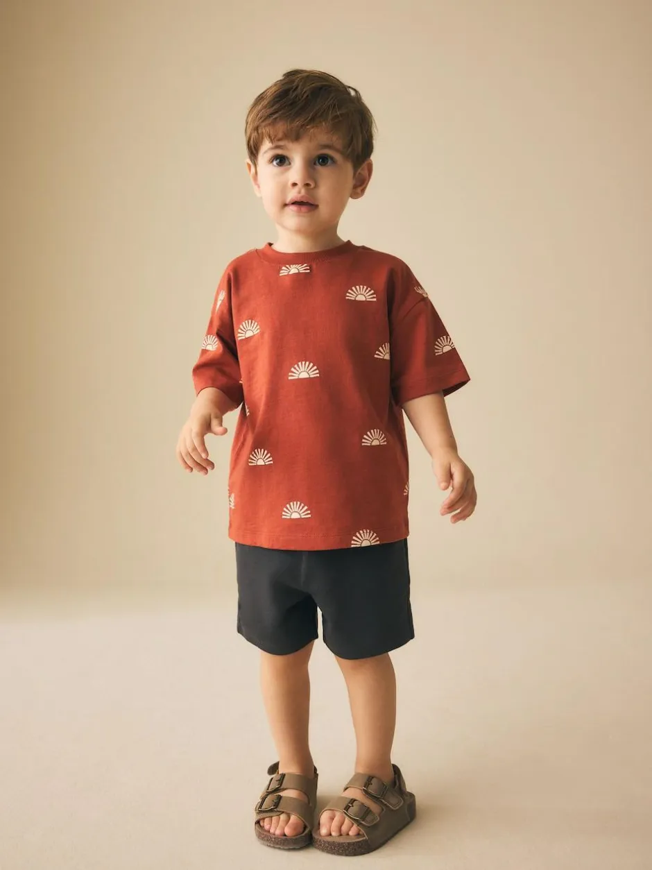 Next Charcoal Grey Jersey Shorts (3mths-7yrs) Discount