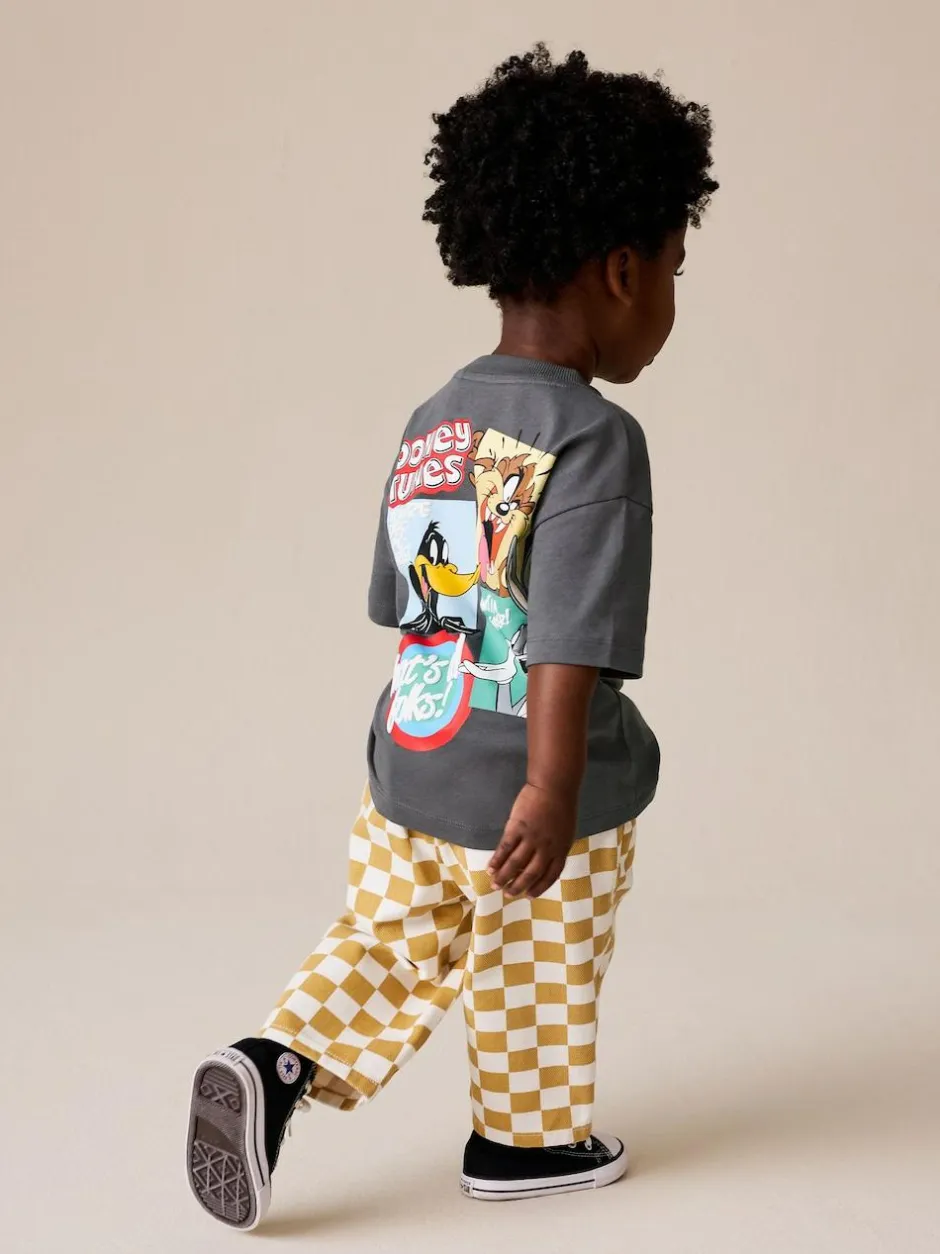 Next Charcoal Grey Looney Tunes Short Sleeve T-Shirt (3mths-8yrs) Best