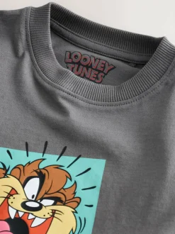 Next Charcoal Grey Looney Tunes Short Sleeve T-Shirt (3mths-8yrs) Best