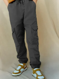 Next Charcoal Grey Loose Fit Cargo Trousers (3-16yrs) Discount