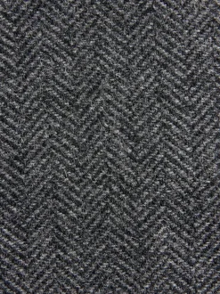 Next Regular Fit Wool Rich Herringbone Blazer Charcoal Grey
