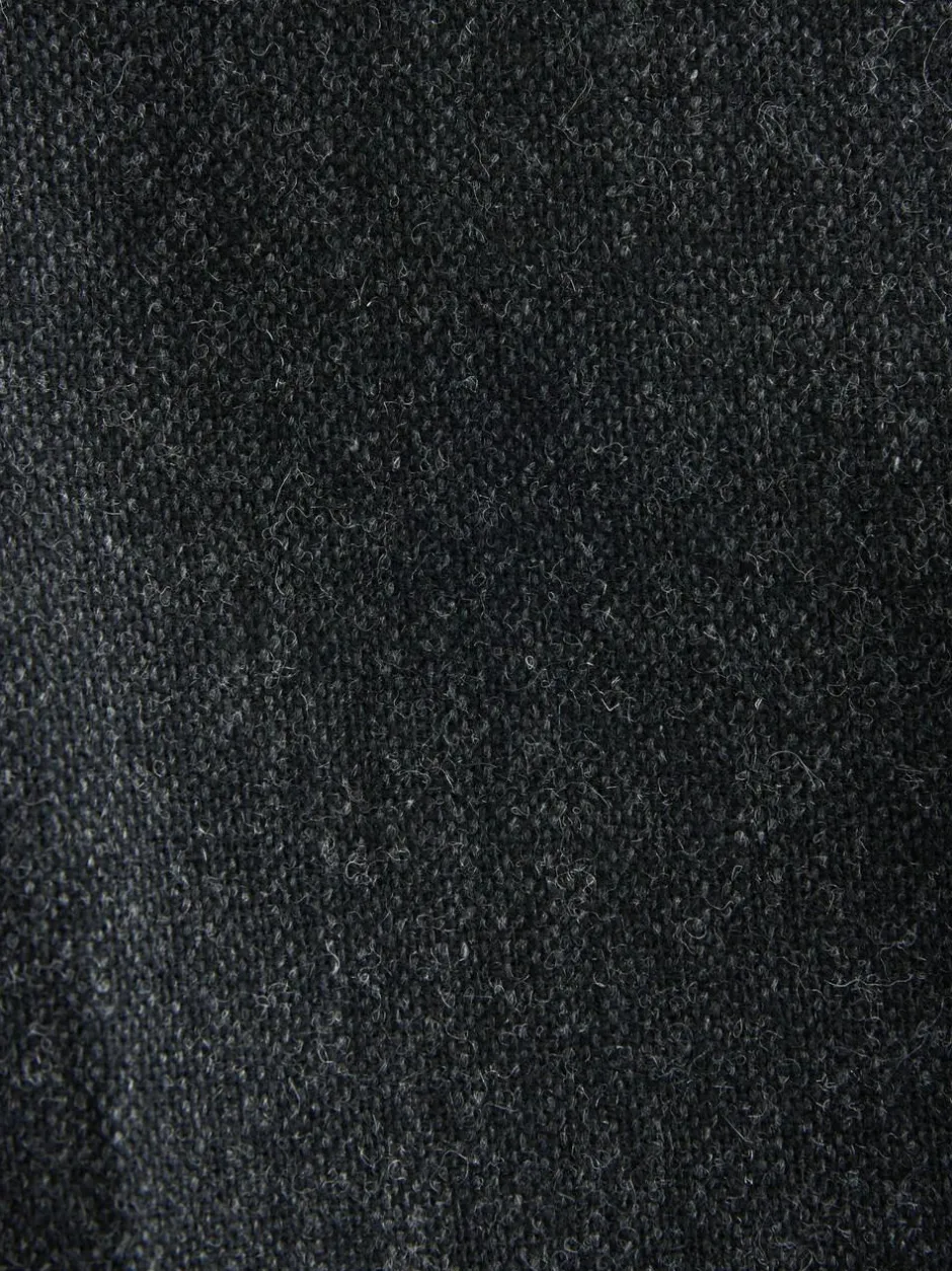 Next Relaxed Fit Wool Blend Suit Trousers Charcoal Grey
