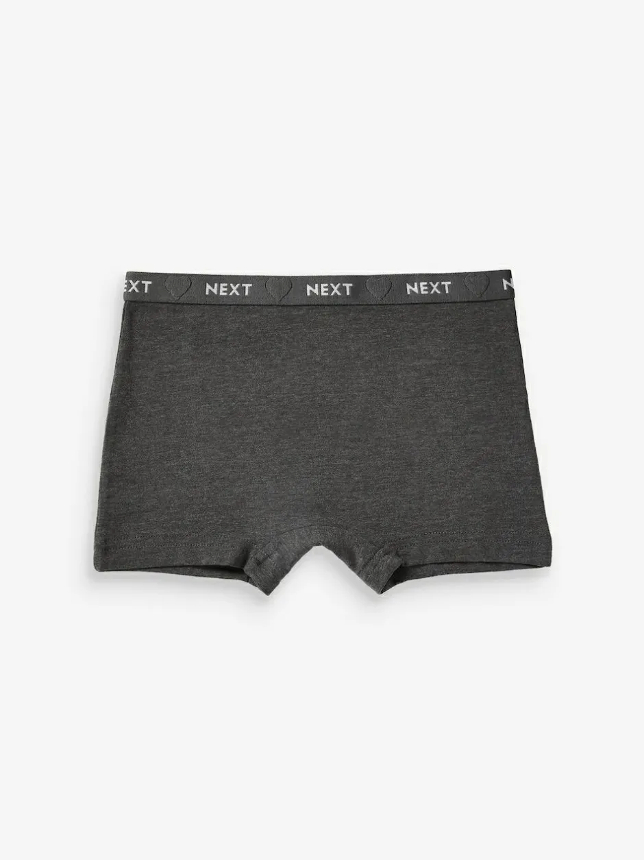 Next Charcoal Grey Short Briefs 5 Pack (2-16yrs)