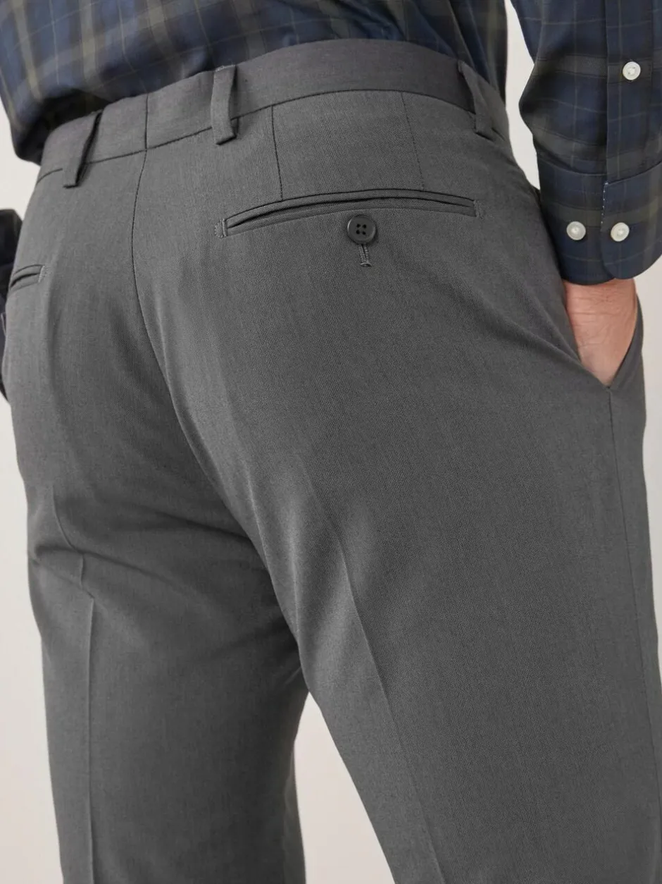 Next Skinny Fit Suit Trousers Charcoal Grey Clearance