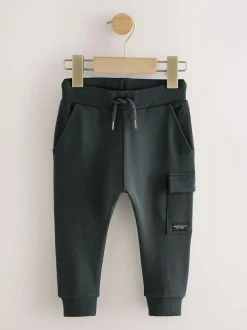 Next Charcoal Grey Skinny Utility Joggers (3mths-7yrs) New