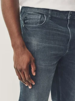 Next Charcoal Grey Slim Fit Authentic Stretch Denim Jeans Hot