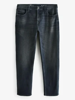 Next Charcoal Grey Slim Fit Authentic Stretch Denim Jeans Hot