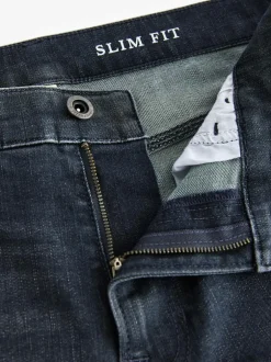 Next Charcoal Grey Slim Fit Authentic Stretch Denim Jeans Hot