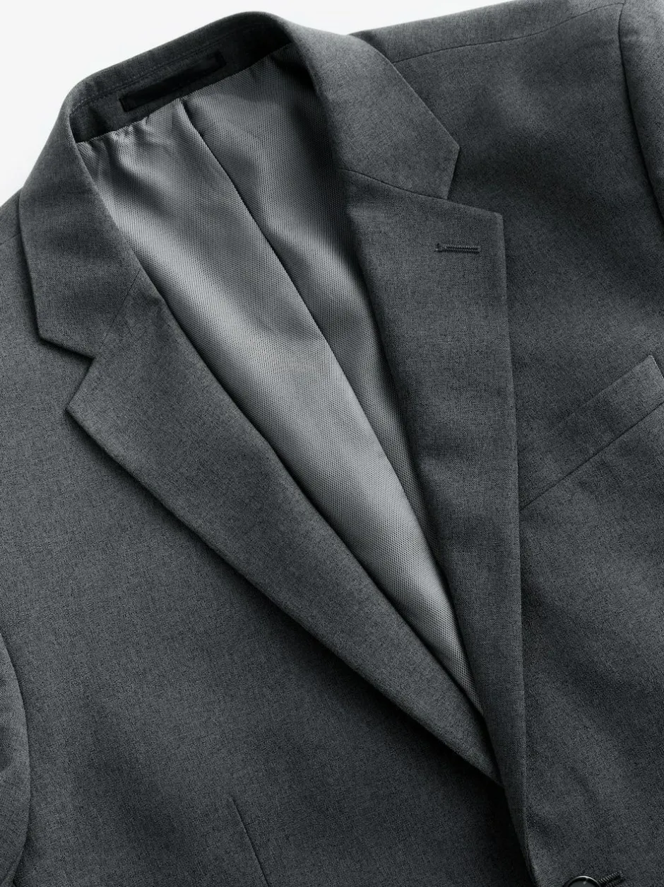 Next Slim Fit Essential Suit Jacket Charcoal Grey Discount