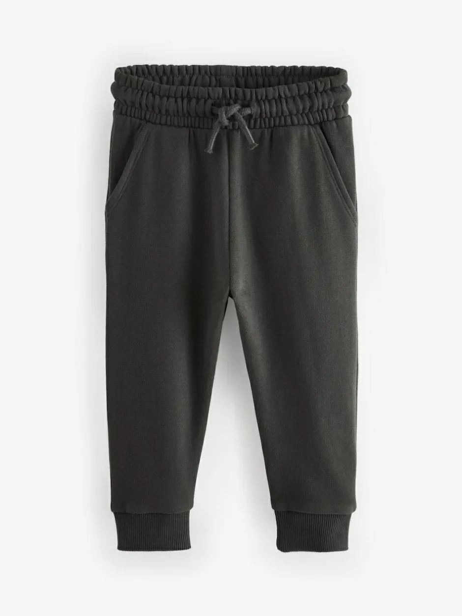 Next Charcoal Grey Slim Fit Soft Touch Jersey Joggers (3mths-7yrs) Discount