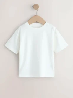 Next Charcoal/White/Blue/Orange/Green Short Sleeve T-Shirts 5 Pack (3mths-7yrs) Best