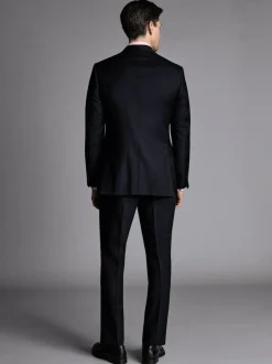 Charles Tyrwhitt Slim Fit Stretch Twill Suit: Jacket Blue Outlet