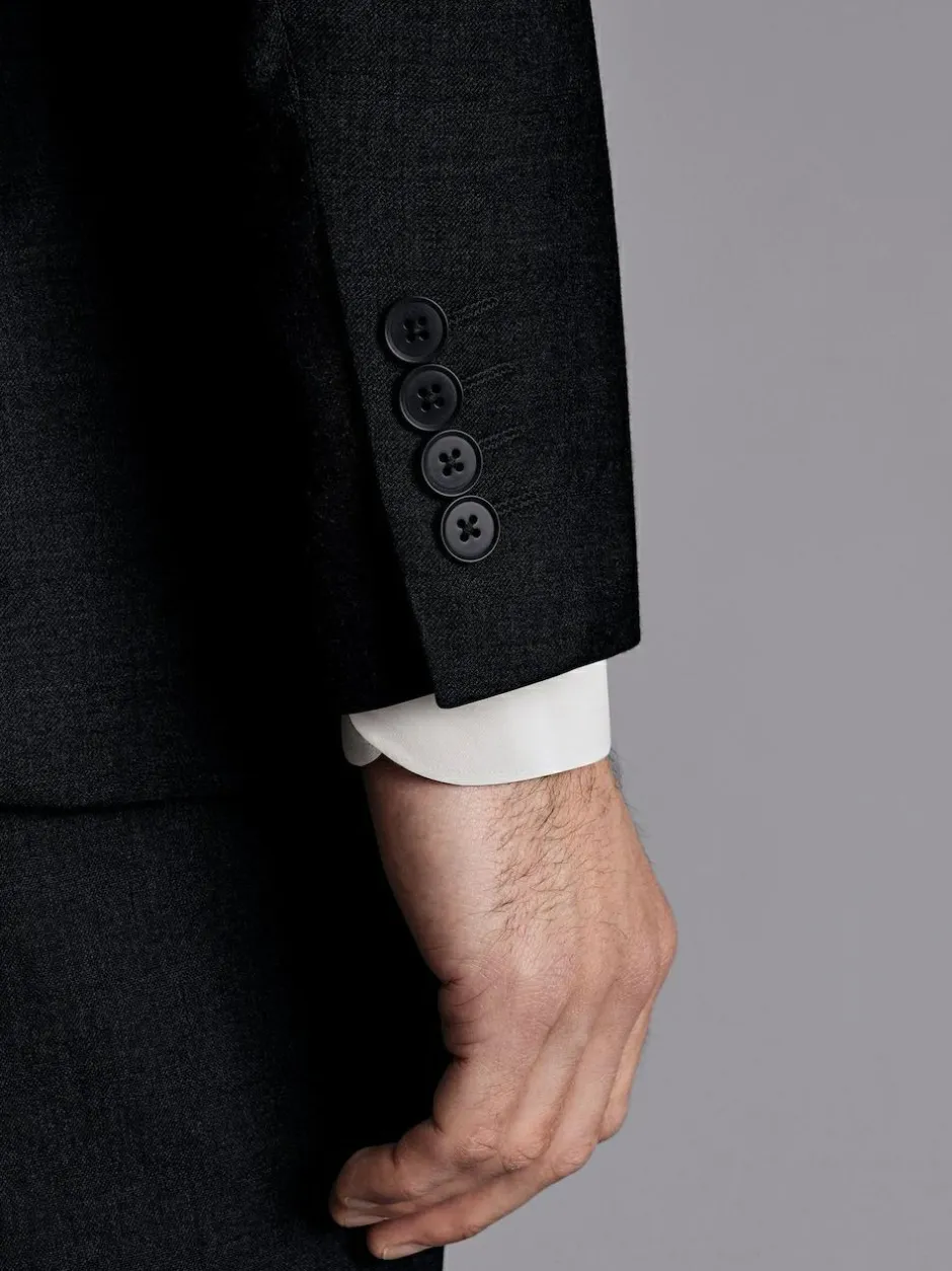 Charles Tyrwhitt Slim Fit Stretch Twill Suit: Jacket Blue Outlet