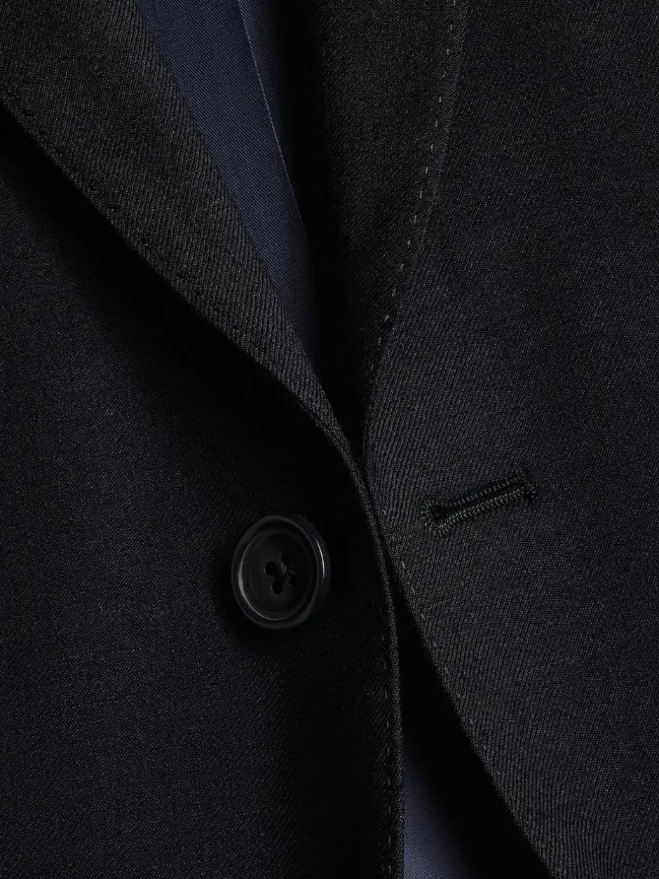 Charles Tyrwhitt Slim Fit Stretch Twill Suit: Jacket Blue Outlet