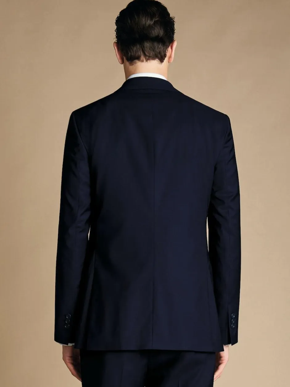 Charles Tyrwhitt Blue Slim Fit Italian Luxury Jacket Sale