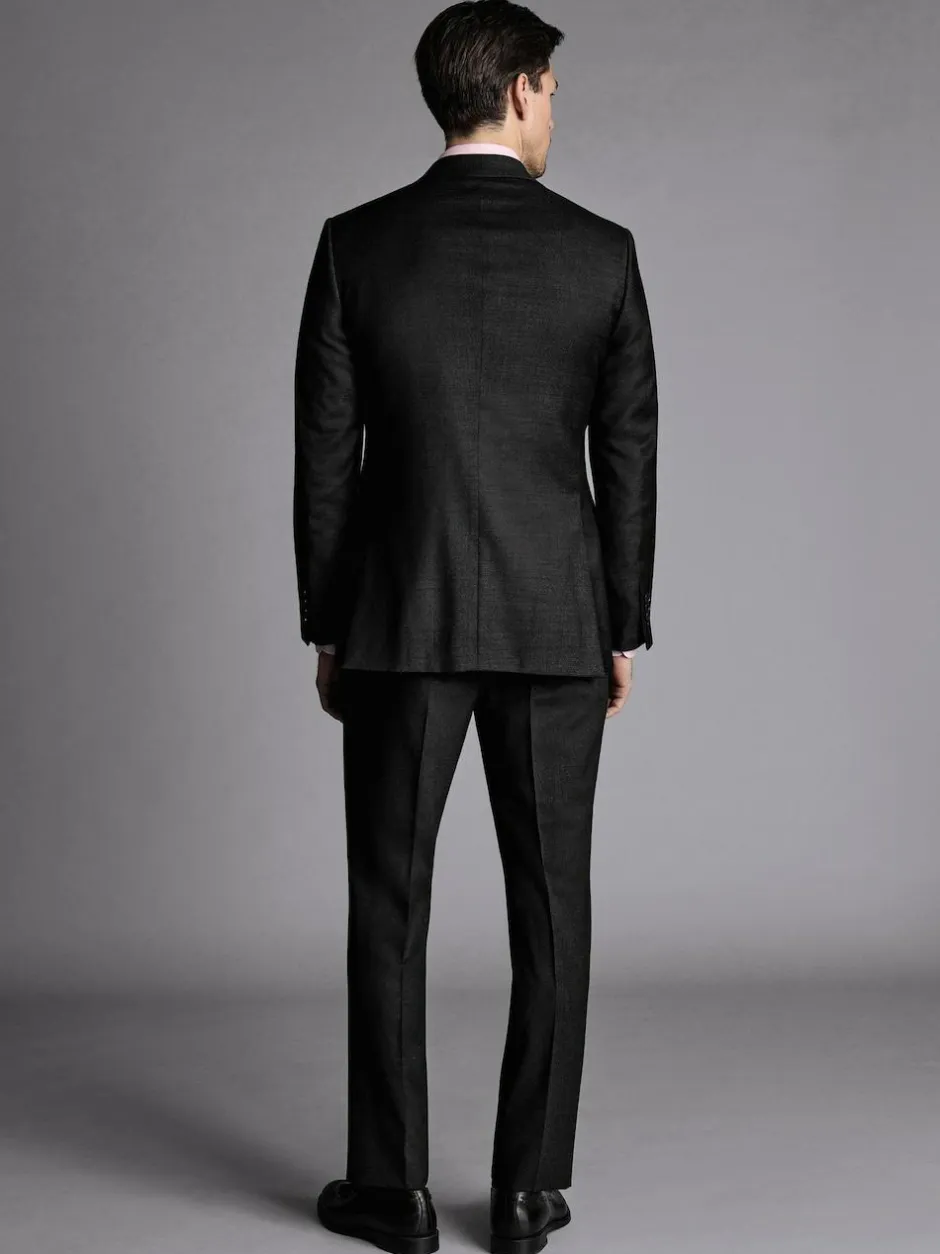 Charles Tyrwhitt Slim Fit Stretch Twill Suit: Jacket Grey Online