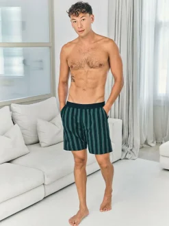 Chelsea Peers Blue Stripe Pyjama Shorts Outlet