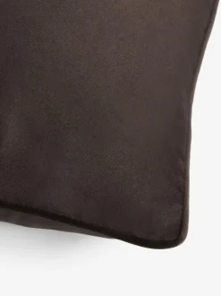 Next Chocolate Brown 40 x 59cm Matte Velvet Cushion New