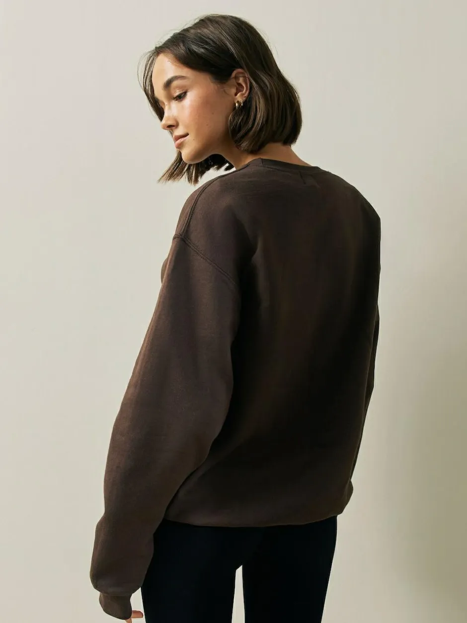 Next Sweatshirt Chocolate Brown Coffee Club New