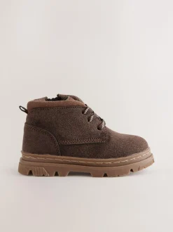 Next Chocolate Brown Lace-Up Boots Hot