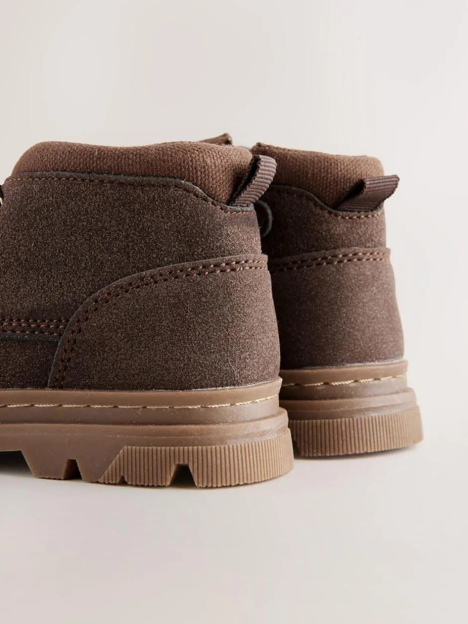 Next Chocolate Brown Lace-Up Boots Hot