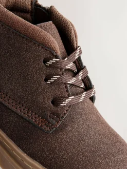Next Chocolate Brown Lace-Up Boots Hot