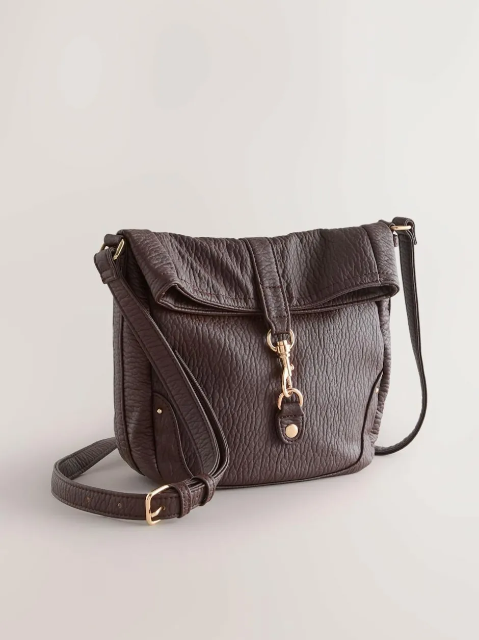 Next Messenger Cross-Body Bag Chocolate Brown Sale