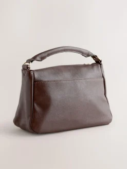 Next Chocolate Brown Panel Cross-Body Bag Sale