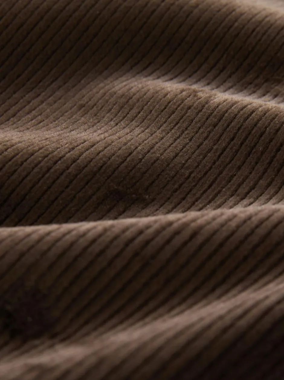 Next Soft Feel Cord Wide Leg Trousers Chocolate Brown Sale