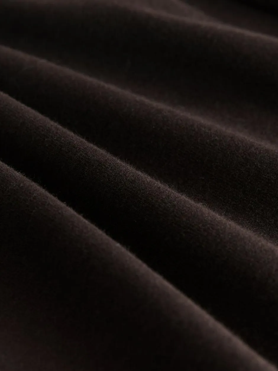 Next Soft Touch Rib Ruched Flare Leggings Chocolate Brown New