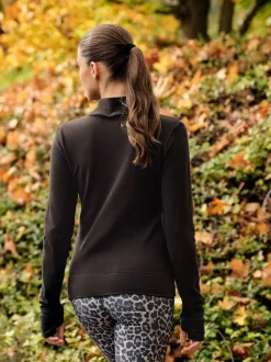 Next Thermal Soft Touch Long Sleeve High Neck Top Chocolate Brown Sale