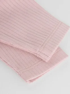 Next Chocolate Pink Long Sleeve Baby Bodysuits 5 Pack Sale