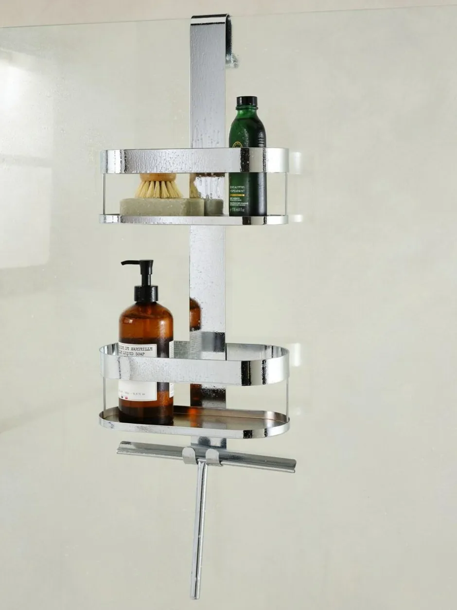 Next Shower Caddy with Wiper Chrome