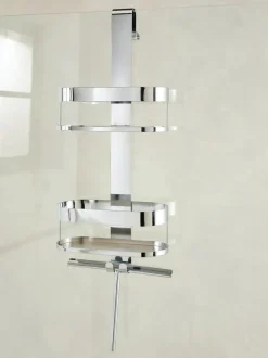 Next Shower Caddy with Wiper Chrome