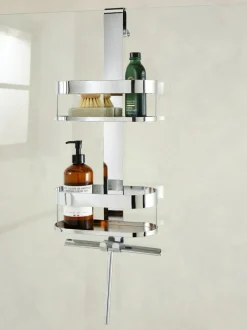 Next Shower Caddy with Wiper Chrome